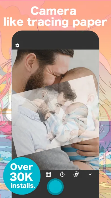 Tangkapan skrin Transparent Camera