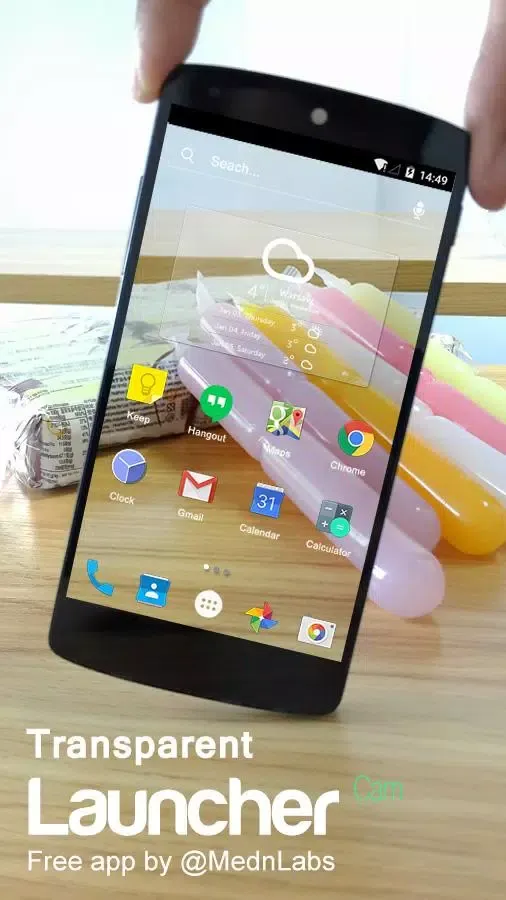 Transparent Screen Launcher Screenshots