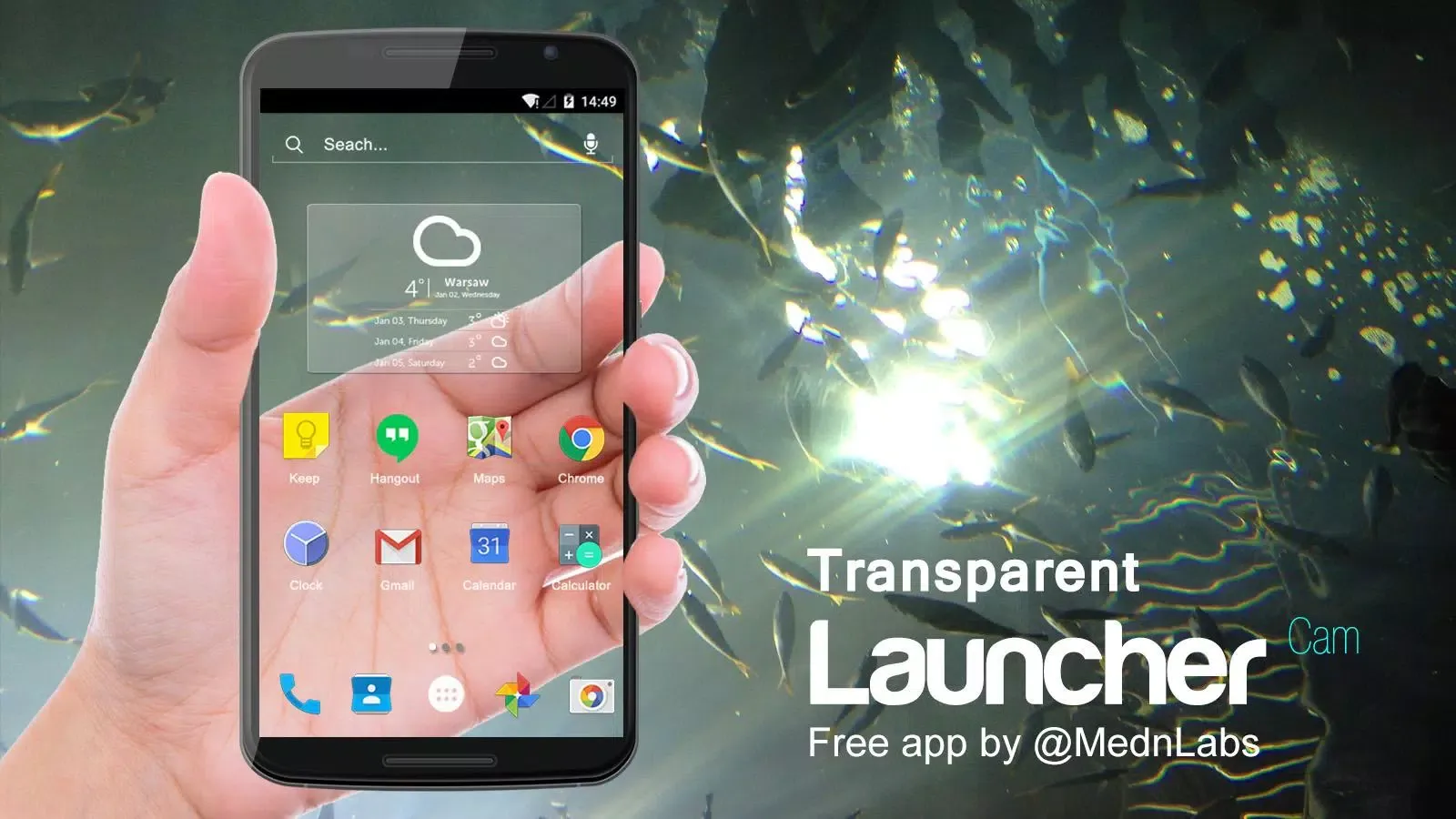 Transparent Screen Launcher Screenshots