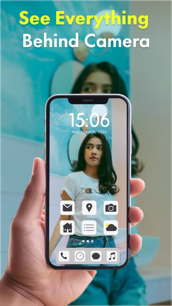 Скриншоты Transparent Wallpaper Mirror
