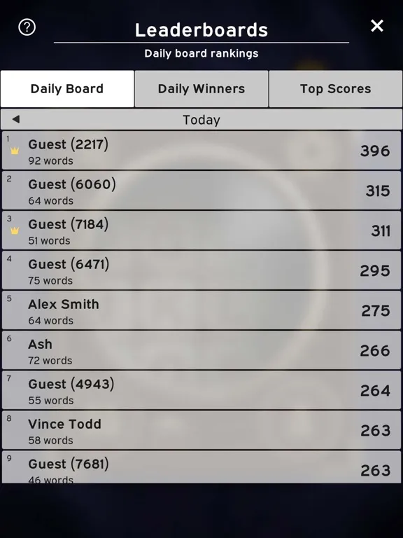 Zrzuty ekranu Wordbox: Word Search Game iPad 