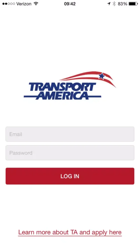 Capturas de pantalla de Transport America Driver App