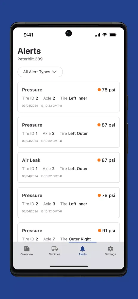 Doran TPMS Screenshots