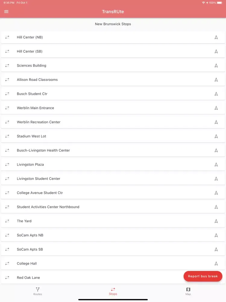 TransRUte iPad  スクリーンショット