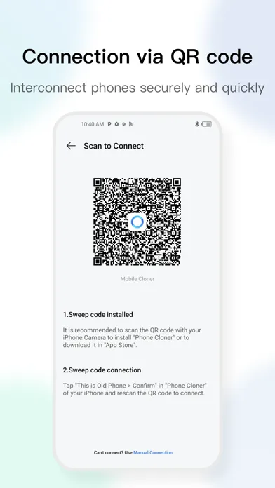 Ảnh chụp màn hình của Mobile Cloner