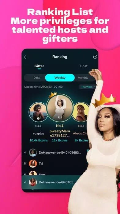 Capturas de tela do Boomlive: Go Live, Meet & Chat
