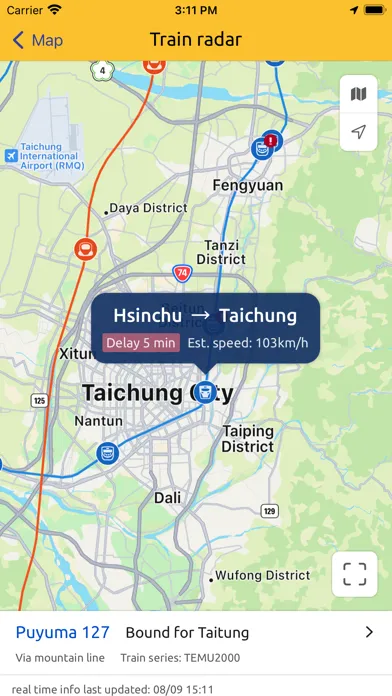 TransTaiwan: 雙鐵/捷運 時刻表 路徑規劃 स्क्रीनशॉट