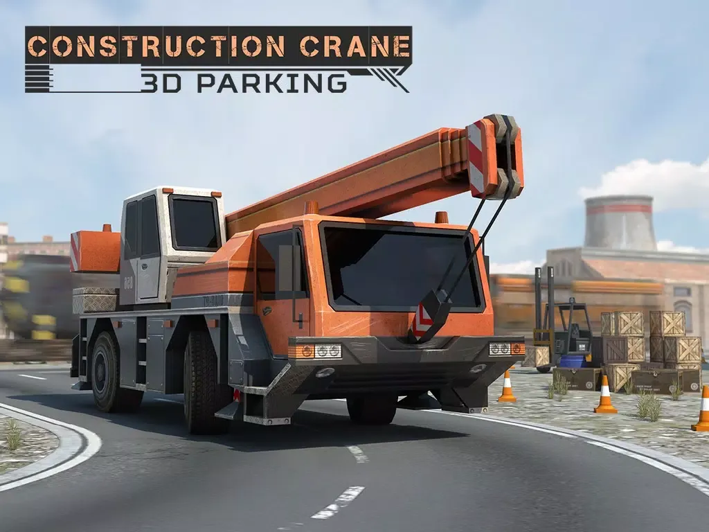 Construction Crane 3D Parking - Realistic Driving Simulator iPad  Screenshots