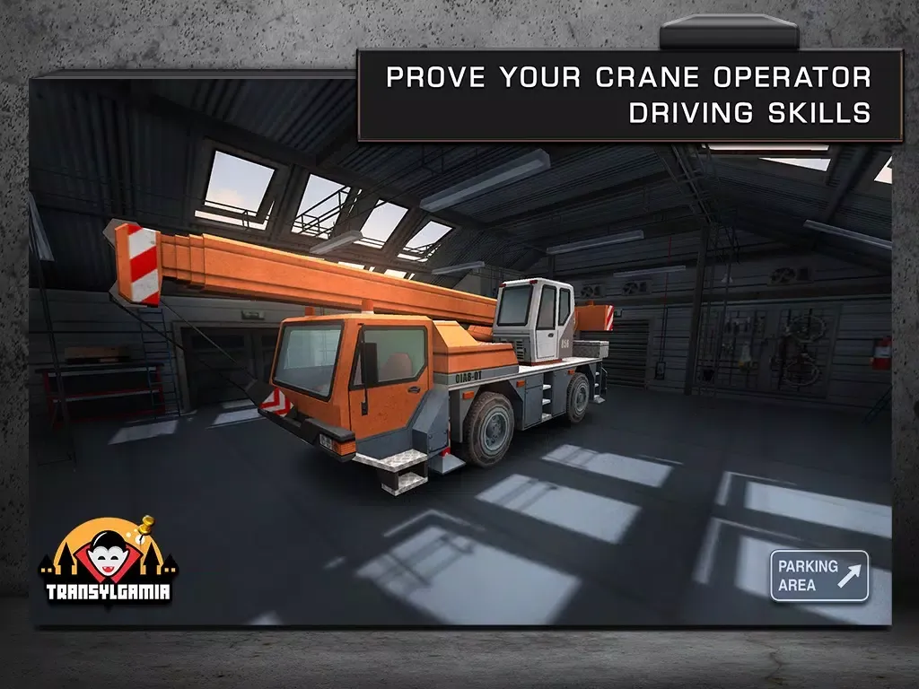 Construction Crane 3D Parking - Realistic Driving Simulator iPad  Screenshots