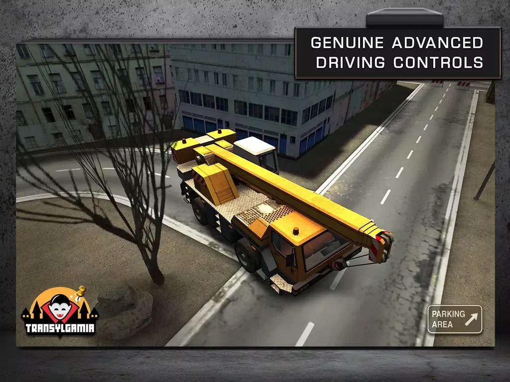 Construction Crane 3D Parking - Realistic Driving Simulator iPad  Screenshots
