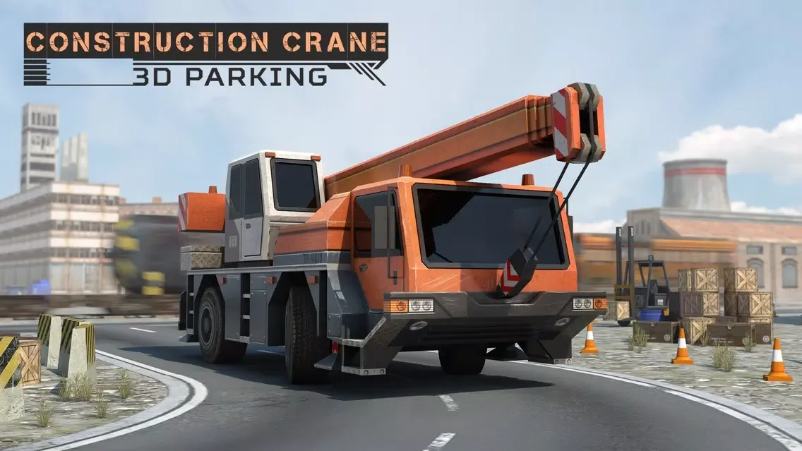 Construction Crane 3D Parking - Realistic Driving Simulator Screenshots
