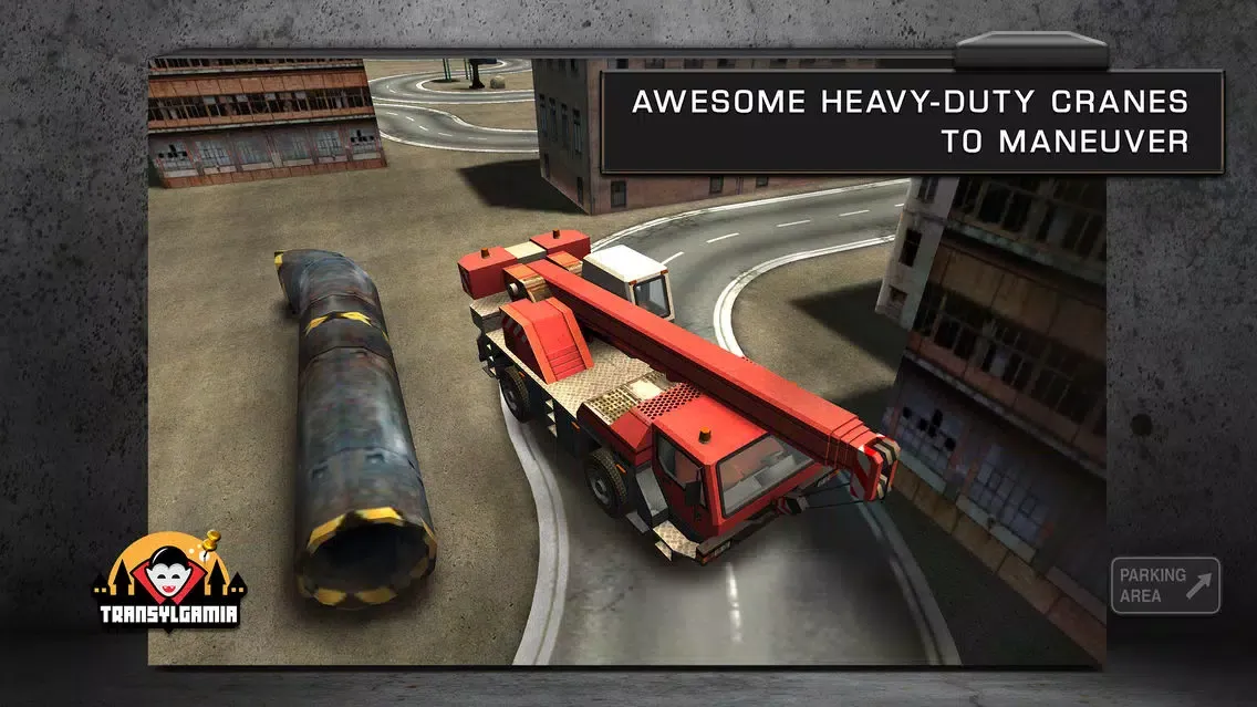 Construction Crane 3D Parking - Realistic Driving Simulator Screenshots