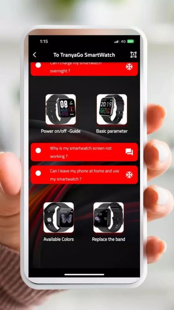 TRANYAGO SMARTWATCH-Guide应用截图