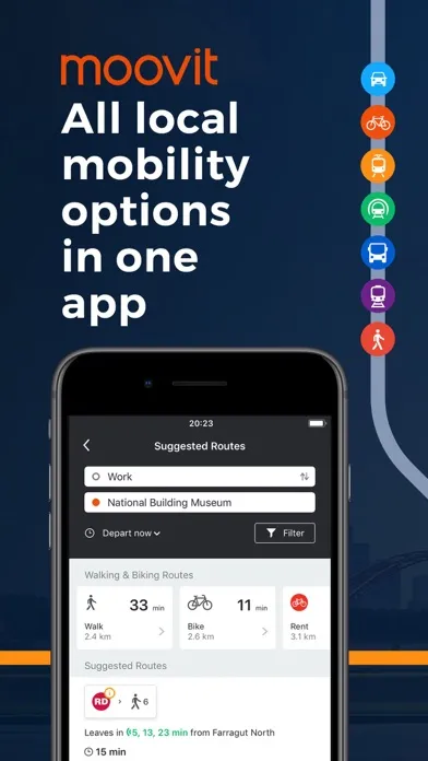 Moovit: All Transit Options Ekran Görüntüleri