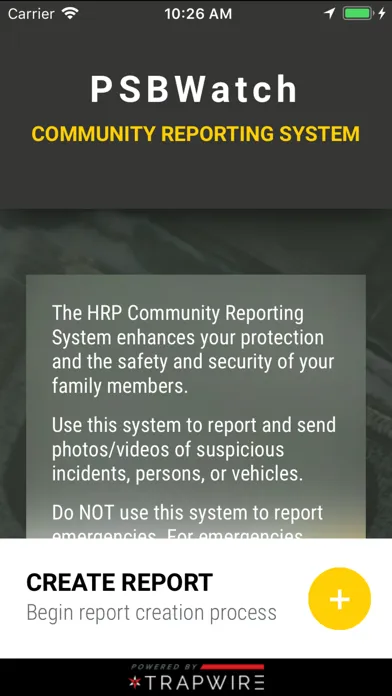 Screenshot di PSB Watch