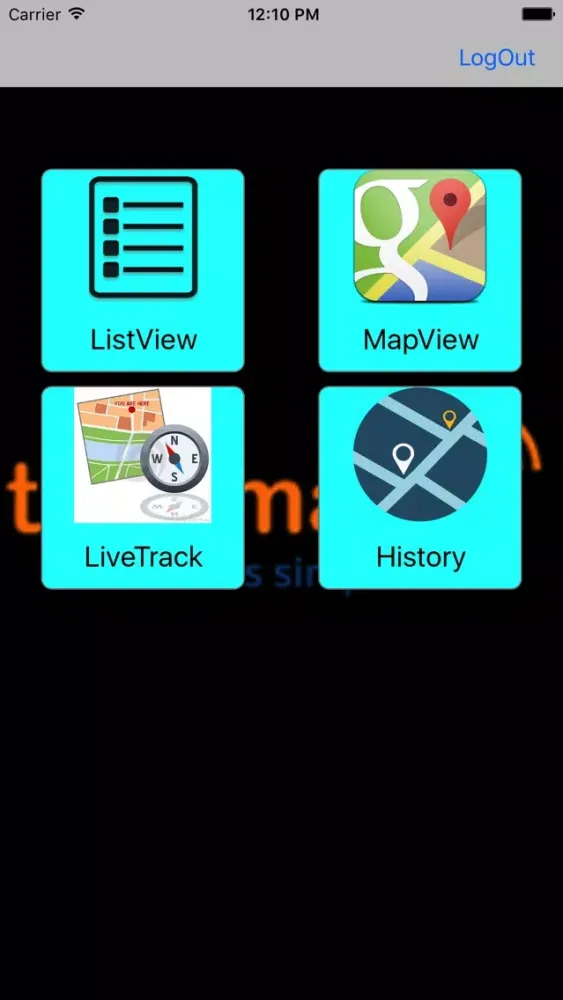 TraQmatiX Tracking App スクリーンショット