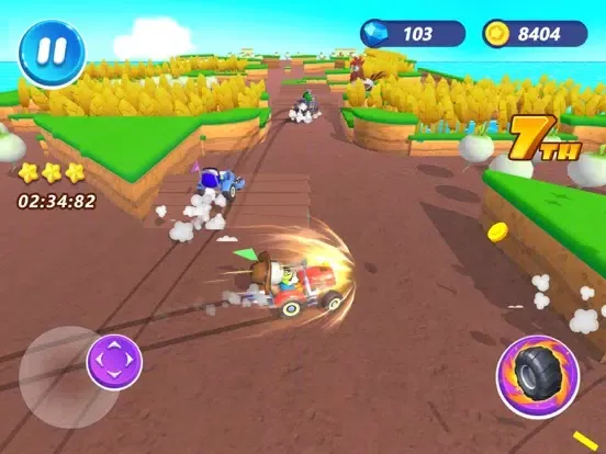 Captures d'écran de Tractor Racing:Farming Fun Run iPad 