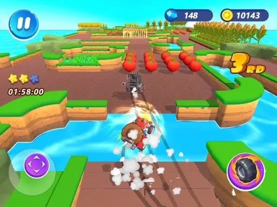 Captures d'écran de Tractor Racing:Farming Fun Run iPad 