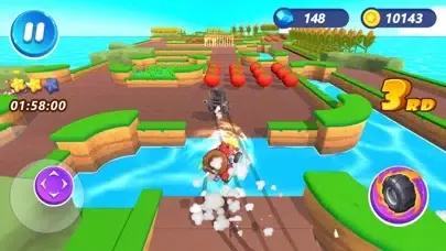 Captures d'écran de Tractor Racing:Farming Fun Run