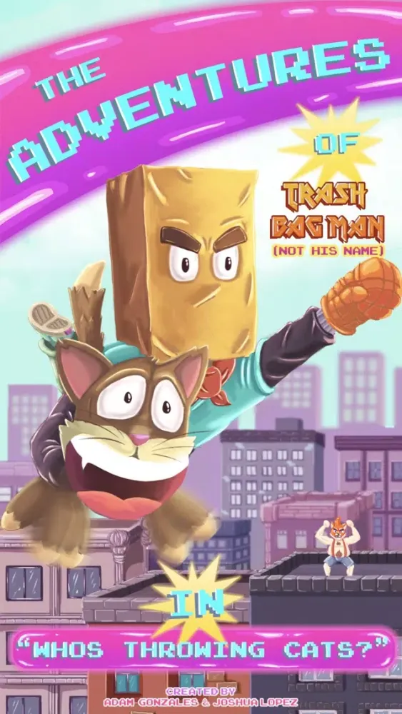 Tangkapan layar Trash Bag Man