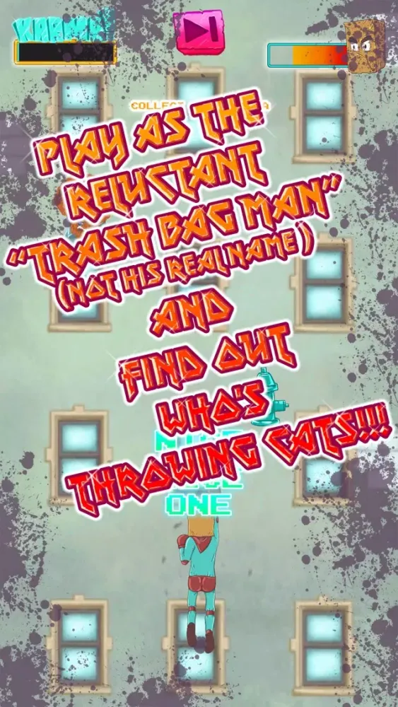 Tangkapan layar Trash Bag Man