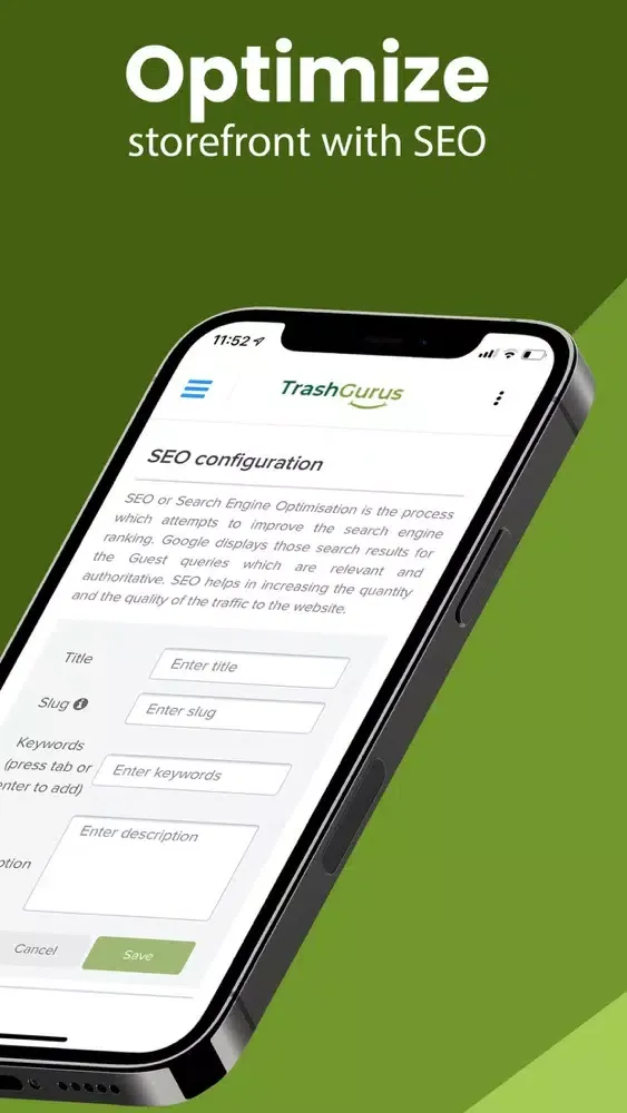 Captures d'écran de Storefront By TrashGurus
