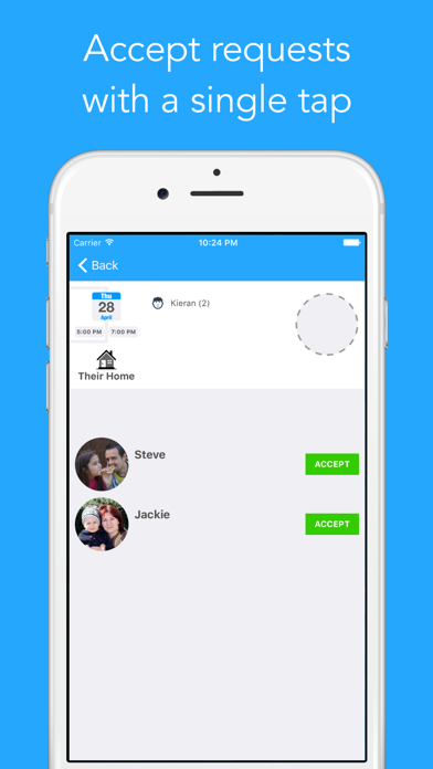 Ảnh chụp màn hình của My Sitter Circle - The Private Babysitting Circle Token Exchange Tool