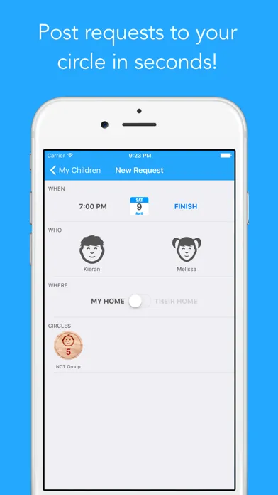 Zrzuty ekranu My Sitter Circle - The Private Babysitting Circle Token Exchange Tool