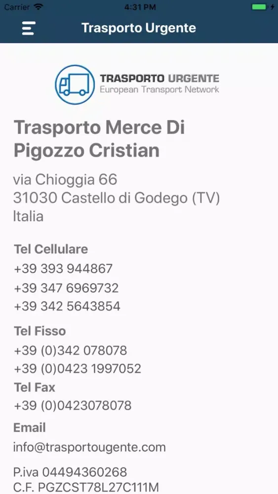 Capturas de pantalla de Trasporto Urgente