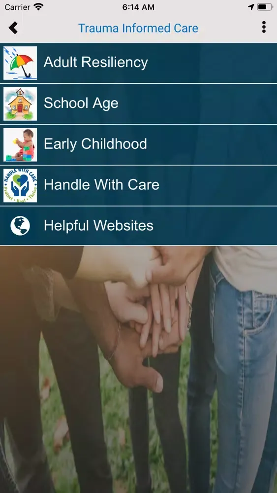 Trauma Informed Care سکرین شاٹس