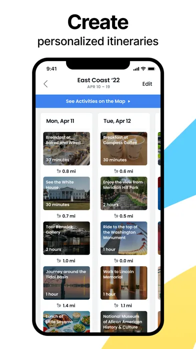 Trava: Plan your next trip Screenshots