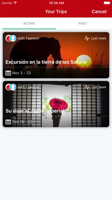 Capturas de pantalla de Cocha - Mis viajes