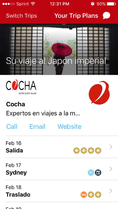 Capturas de pantalla de Cocha - Mis viajes