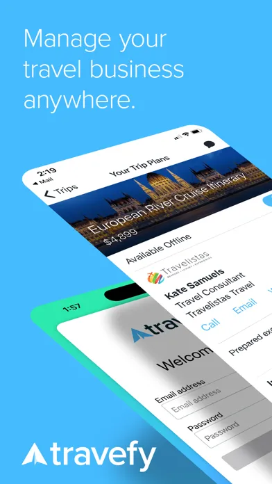 Travefy Pro: View Client Trips سکرین شاٹس