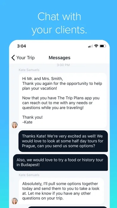 Travefy Pro: View Client Trips سکرین شاٹس