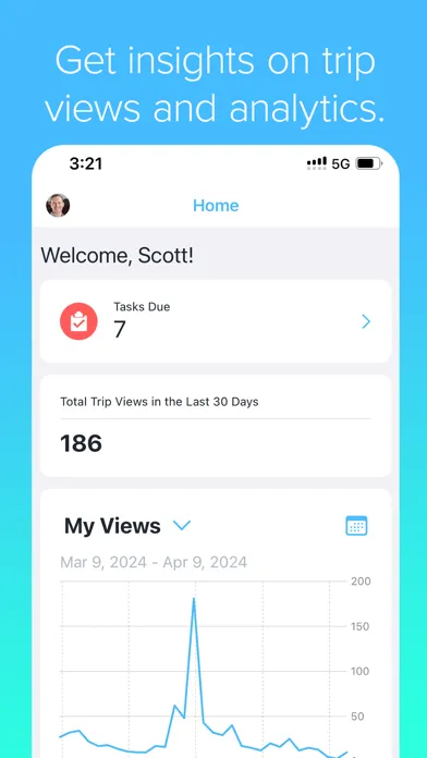 Travefy Pro: View Client Trips سکرین شاٹس