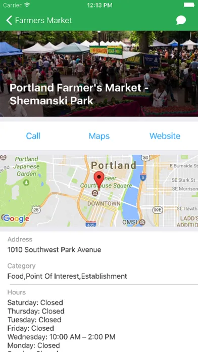 Travel Oregon Trip Itinerary Screenshots