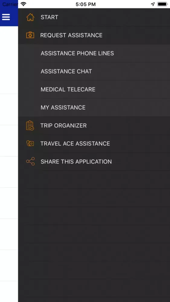 Ảnh chụp màn hình của Travel Ace