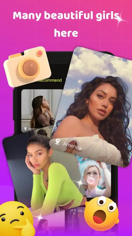 Capturas de pantalla de GoChat - 18+ live video chat