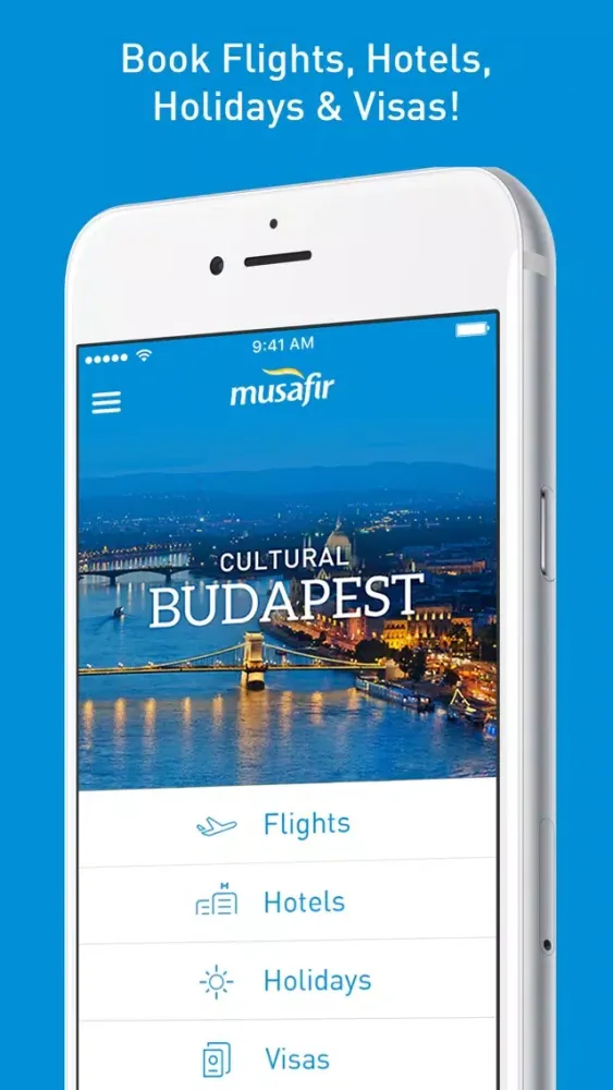 Musafir – Flights, Hotels and Holidays应用截图