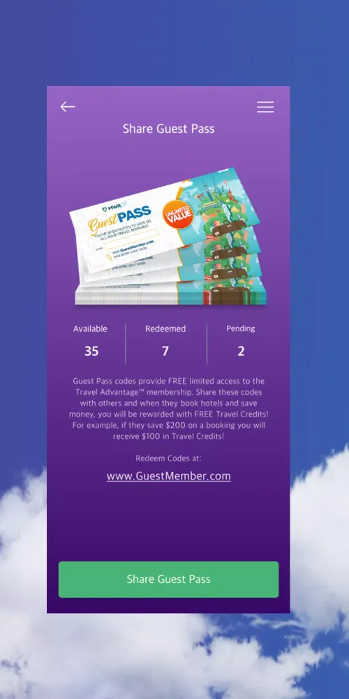 Capturas de pantalla de Travel Advantage™