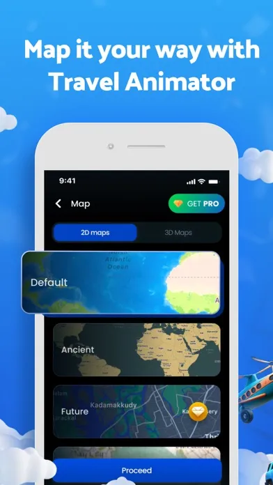 ภาพหน้าจอของ TravelAnimator: Journey Route