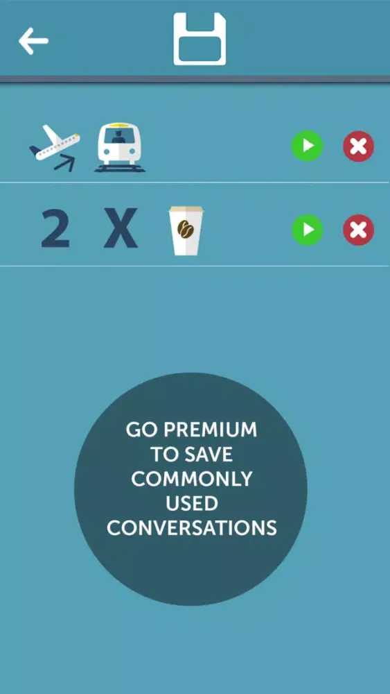 Tangkapan layar Travel Anywhere Offline Communication Aid