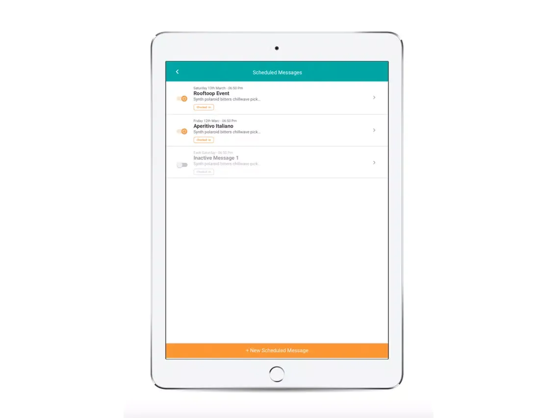 Ảnh chụp màn hình của Travel Appeal Coach iPad 