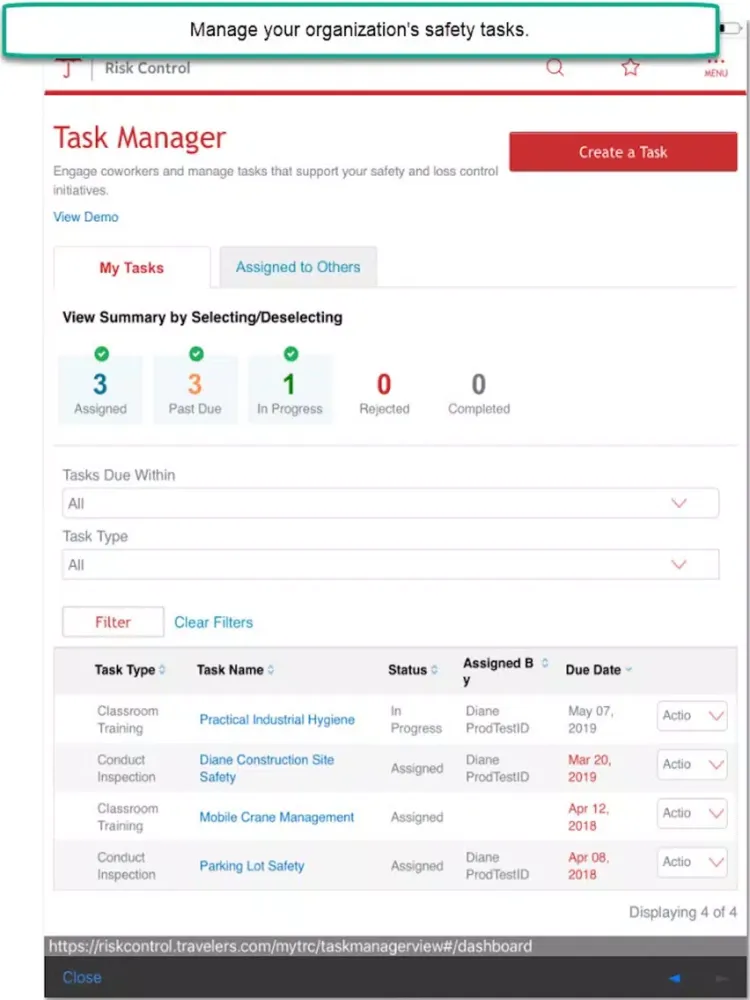 Risk Toolworks® iPad  স্ক্রিনশট