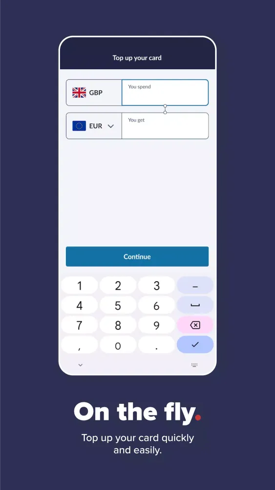 Captures d'écran de Travelex: Travel Money Card