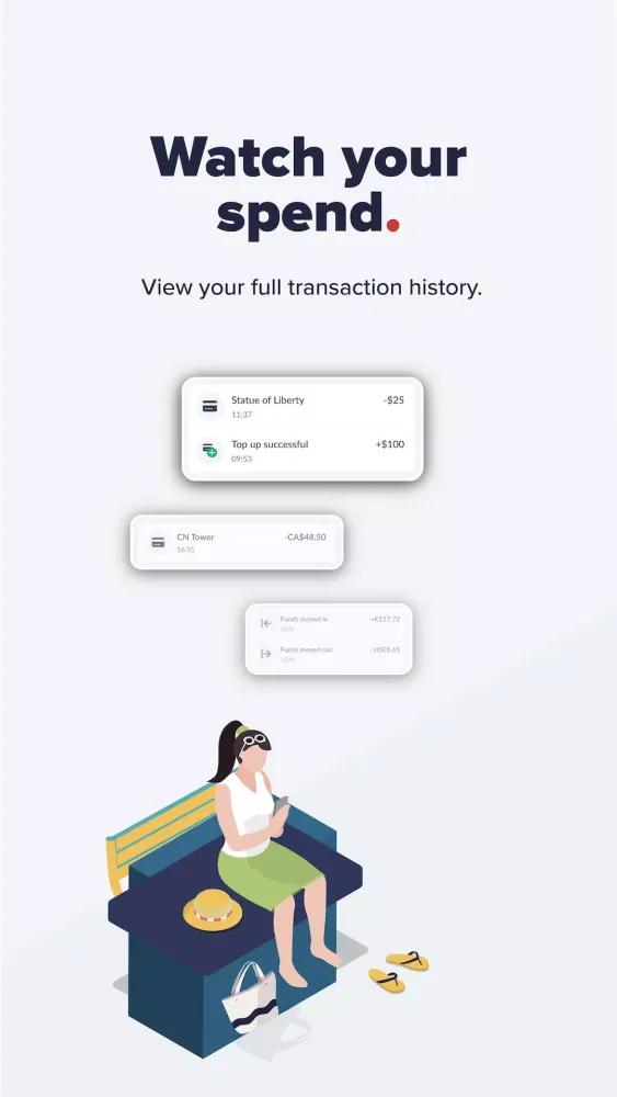 Captures d'écran de Travelex: Travel Money Card