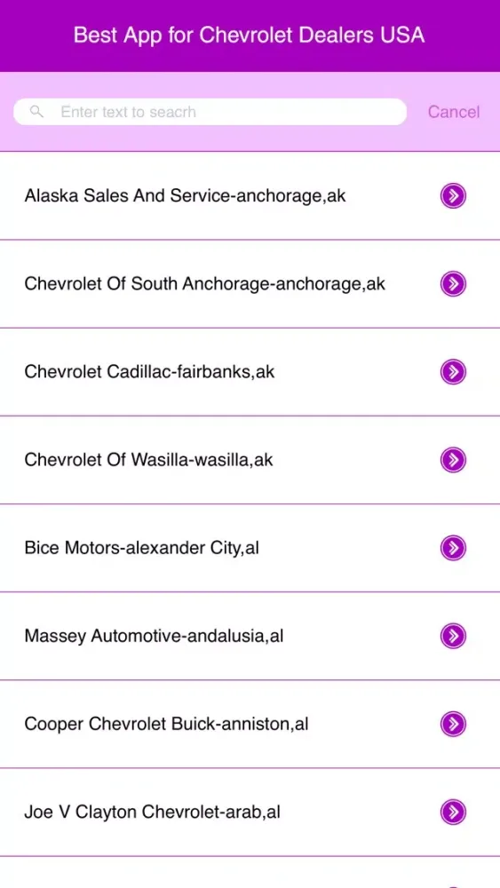 Capturas de tela do Best App for Chevrolet Dealers USA