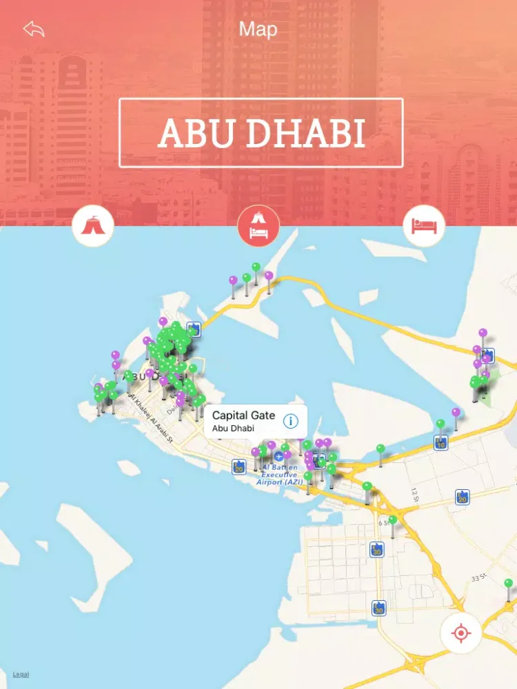 Abu Dhabi City Guide iPad 应用截图