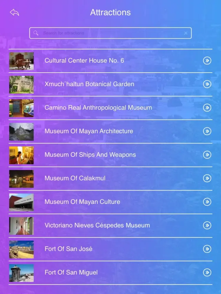 Screenshot di Campeche Travel Guide iPad 